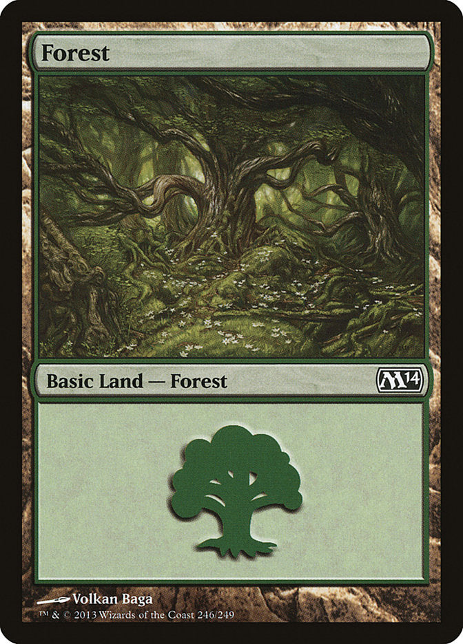 Forest (246) [Magic 2014] | Shuffle n Cut Hobbies & Games
