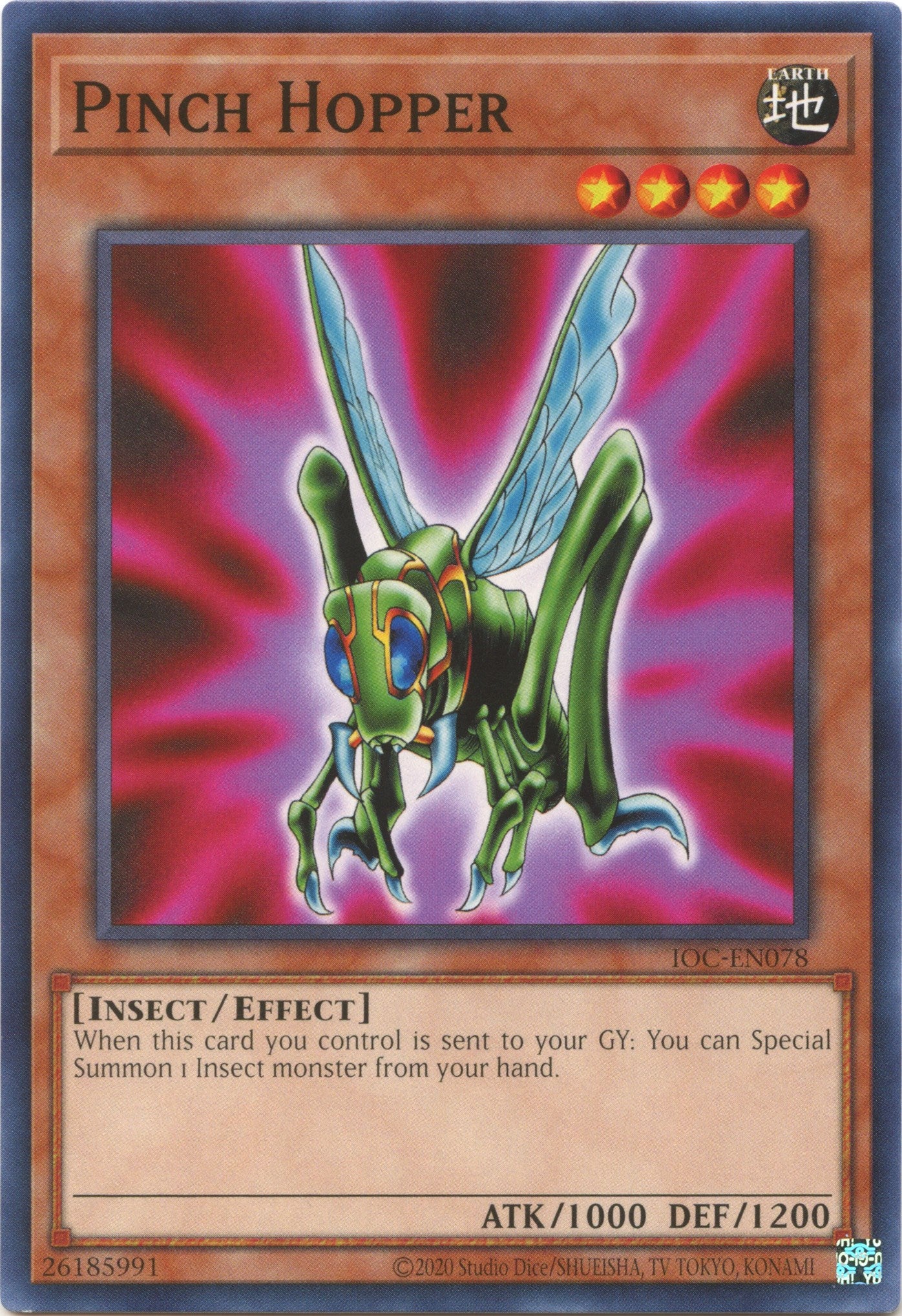 Pinch Hopper (25th Anniversary) [IOC-EN078] Common | Shuffle n Cut Hobbies & Games
