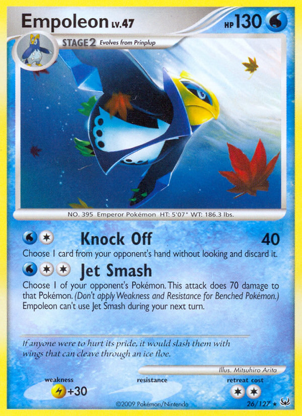 Empoleon (26/127) [Platinum: Base Set] | Shuffle n Cut Hobbies & Games
