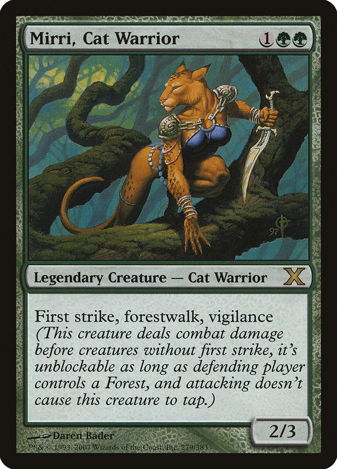 Mirri, Cat Warrior [Tenth Edition] | Shuffle n Cut Hobbies & Games