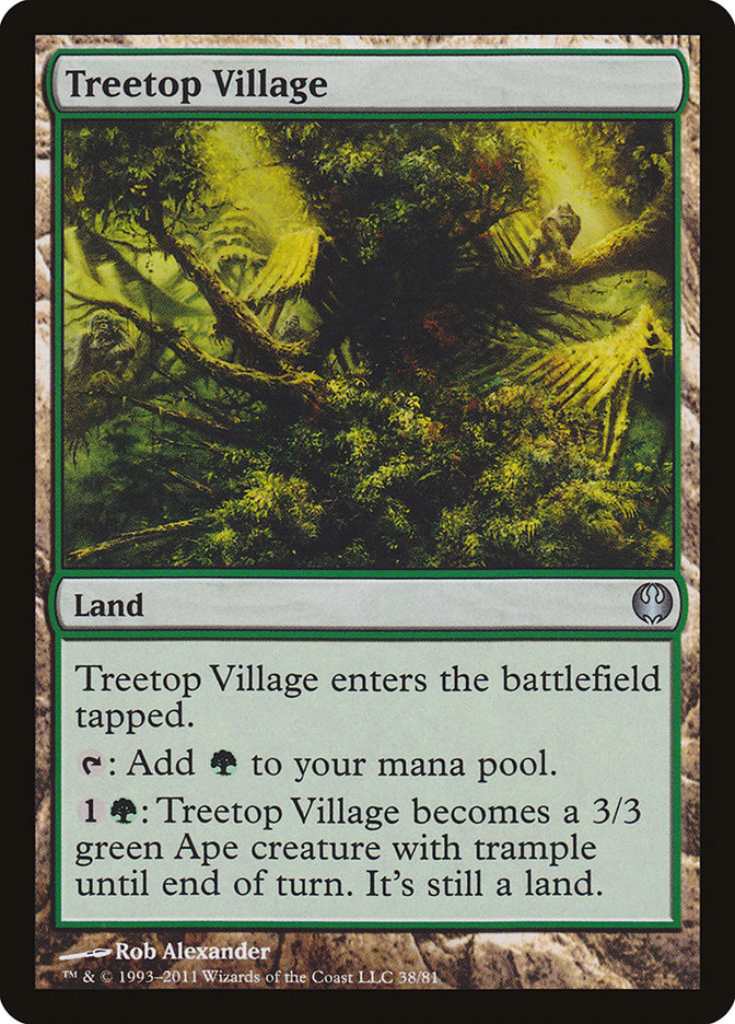 Treetop Village [Duel Decks: Knights vs. Dragons] | Shuffle n Cut Hobbies & Games