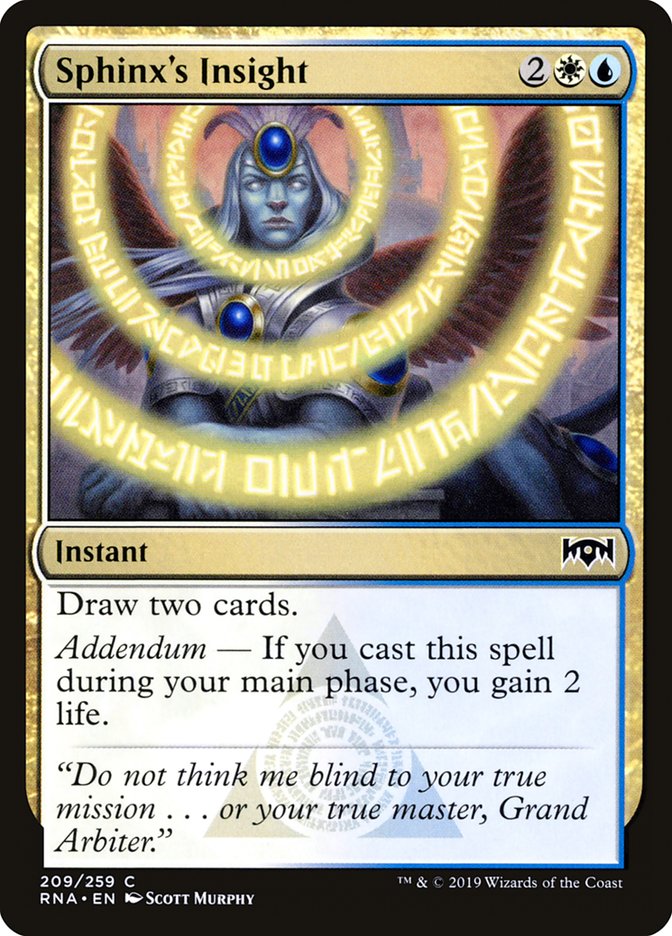 Sphinx's Insight [Ravnica Allegiance] | Shuffle n Cut Hobbies & Games