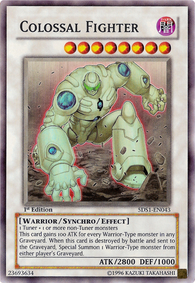 Colossal Fighter [5DS1-EN043] Super Rare | Shuffle n Cut Hobbies & Games