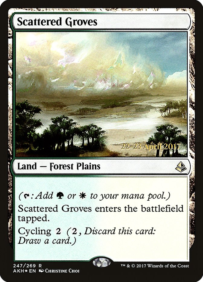 Scattered Groves [Amonkhet Prerelease Promos] | Shuffle n Cut Hobbies & Games