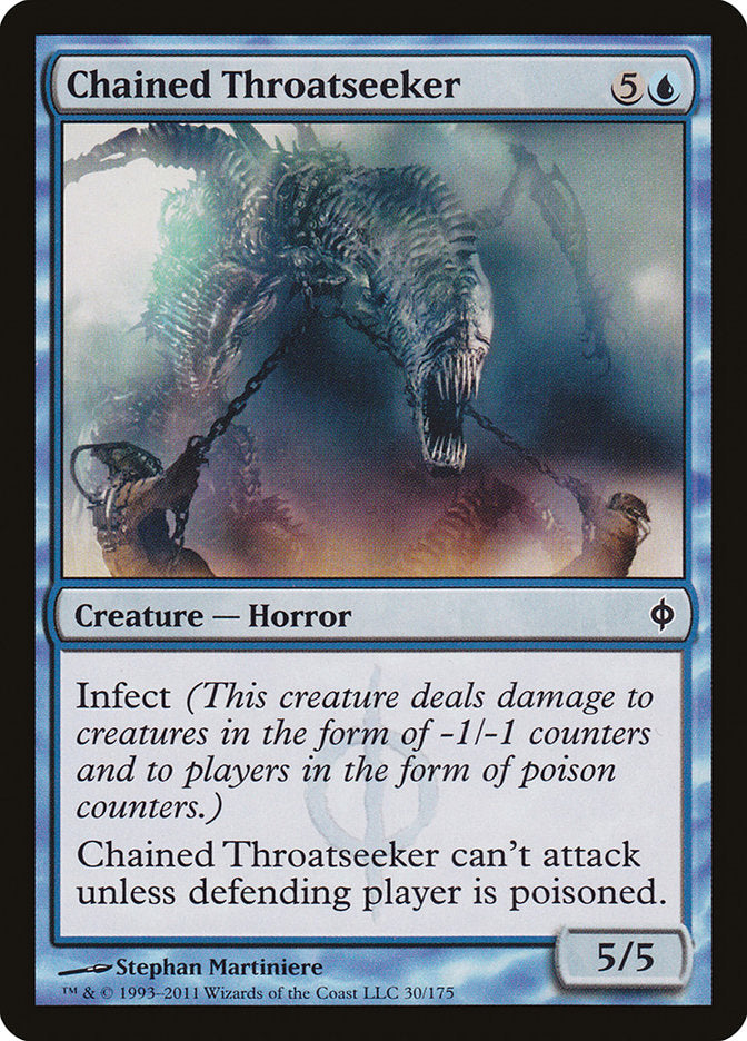 Chained Throatseeker [New Phyrexia] | Shuffle n Cut Hobbies & Games