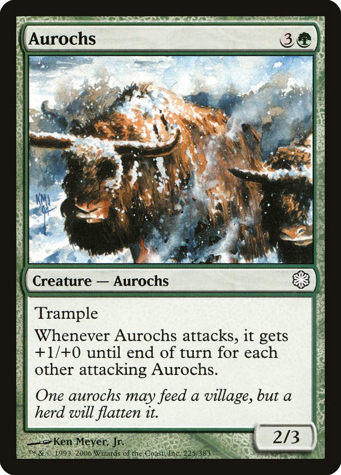 Aurochs [Coldsnap Theme Decks] | Shuffle n Cut Hobbies & Games