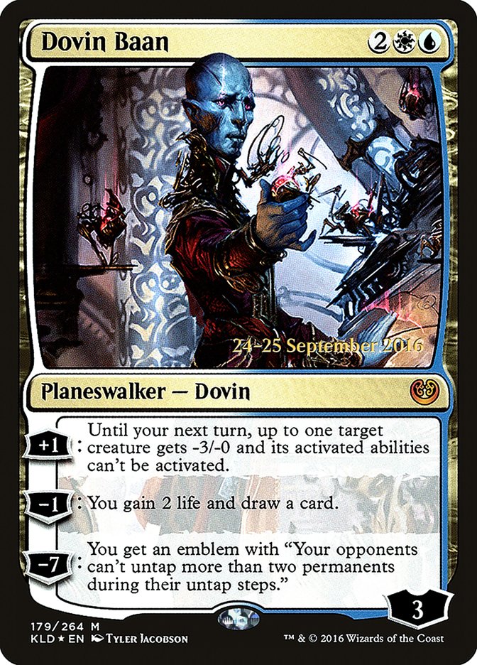 Dovin Baan [Kaladesh Prerelease Promos] | Shuffle n Cut Hobbies & Games