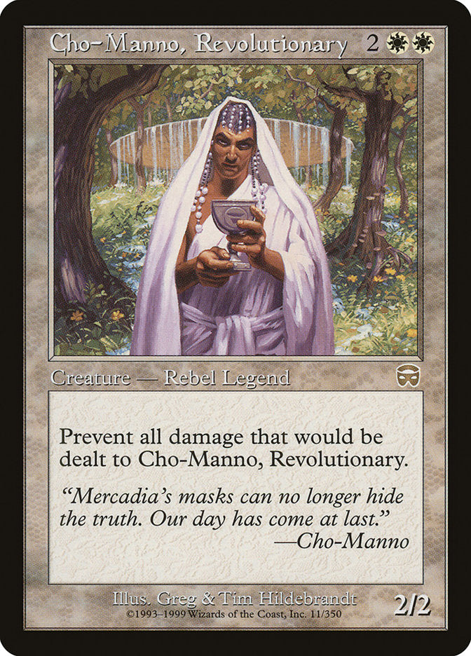 Cho-Manno, Revolutionary [Mercadian Masques] | Shuffle n Cut Hobbies & Games
