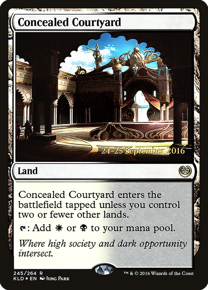 Concealed Courtyard [Kaladesh Prerelease Promos] | Shuffle n Cut Hobbies & Games