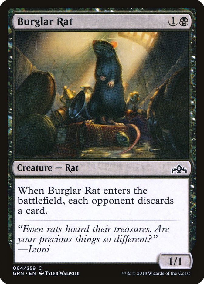 Burglar Rat [Guilds of Ravnica] | Shuffle n Cut Hobbies & Games