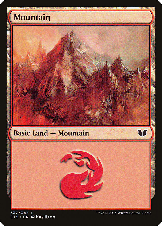 Mountain (337) [Commander 2015] | Shuffle n Cut Hobbies & Games