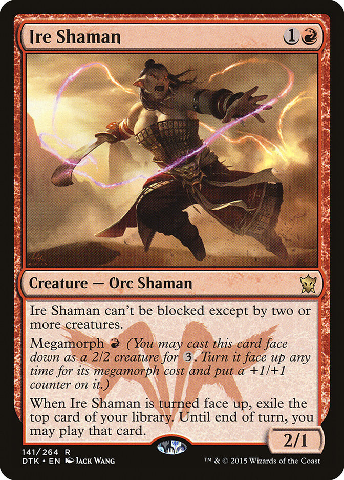 Ire Shaman [Dragons of Tarkir] | Shuffle n Cut Hobbies & Games