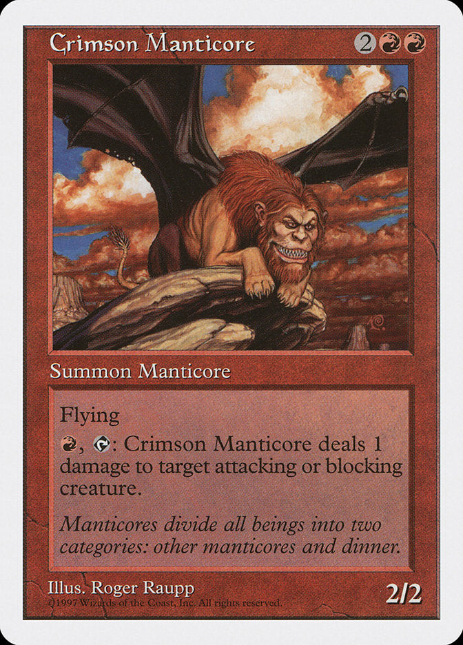Crimson Manticore [Fifth Edition] | Shuffle n Cut Hobbies & Games