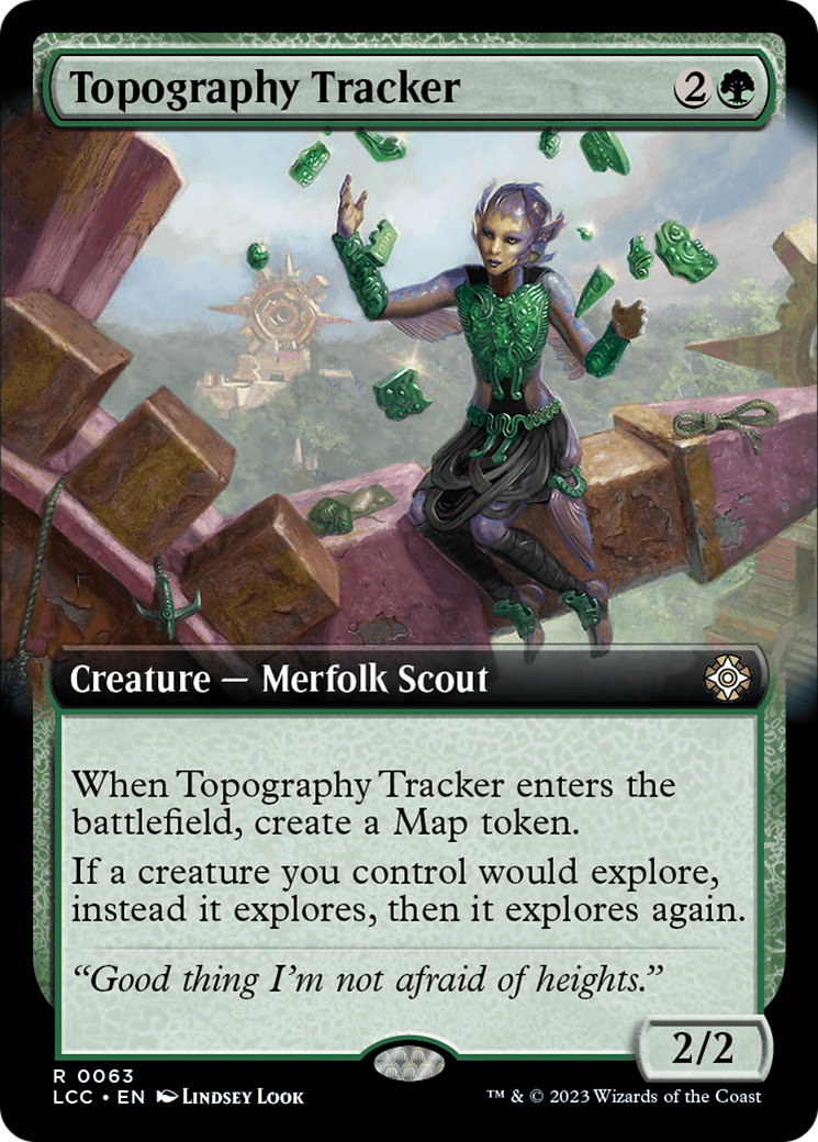 Topography Tracker (Extended Art) [The Lost Caverns of Ixalan Commander] | Shuffle n Cut Hobbies & Games