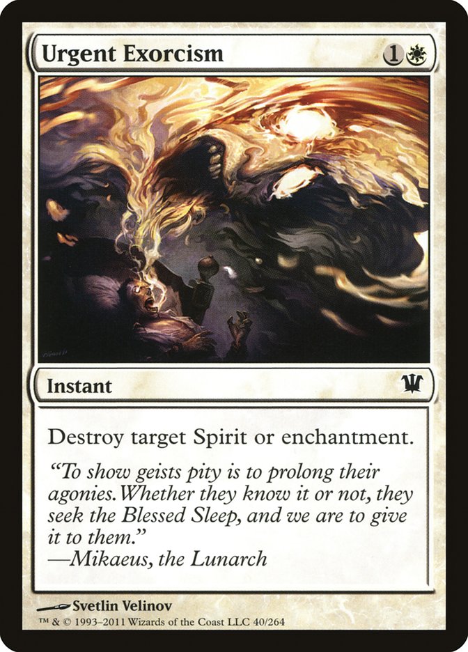 Urgent Exorcism [Innistrad] | Shuffle n Cut Hobbies & Games