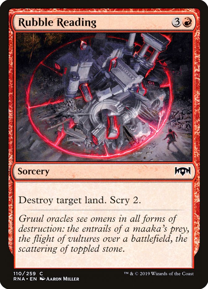 Rubble Reading [Ravnica Allegiance] | Shuffle n Cut Hobbies & Games