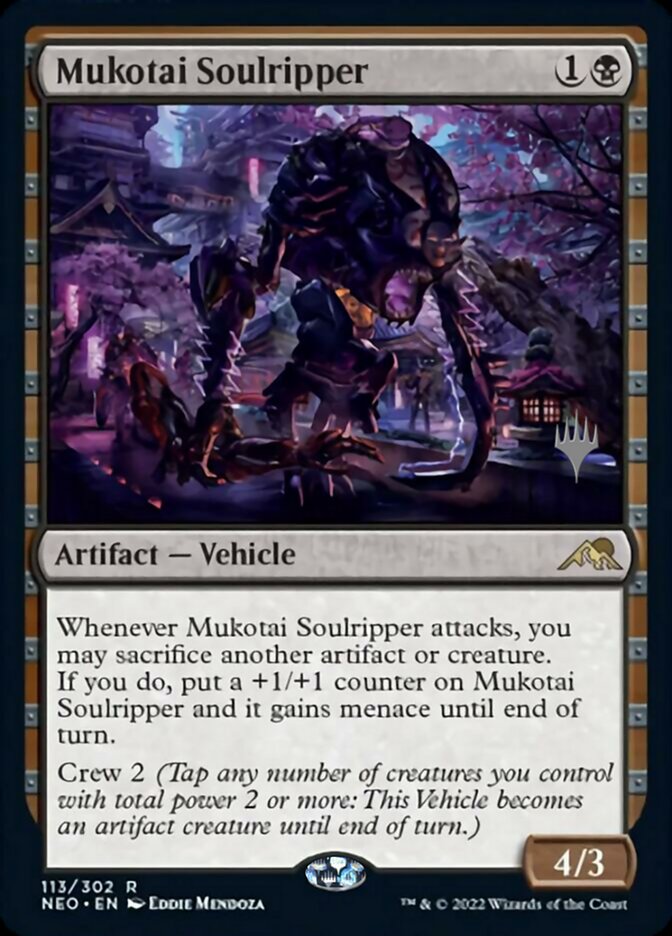 Mukotai Soulripper (Promo Pack) [Kamigawa: Neon Dynasty Promos] | Shuffle n Cut Hobbies & Games