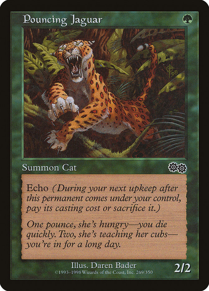 Pouncing Jaguar [Urza's Saga] | Shuffle n Cut Hobbies & Games