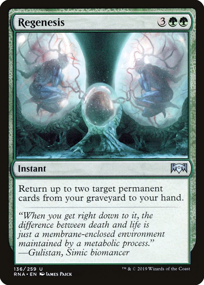 Regenesis [Ravnica Allegiance] | Shuffle n Cut Hobbies & Games