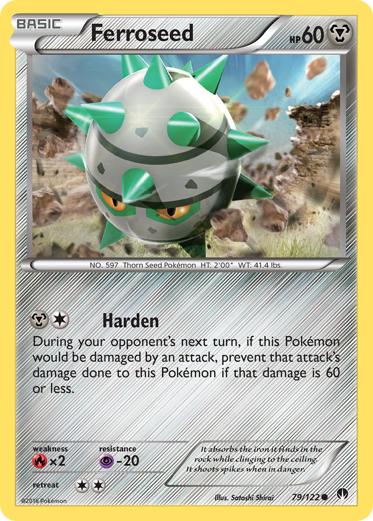 Ferroseed (79/122) [XY: BREAKpoint] | Shuffle n Cut Hobbies & Games