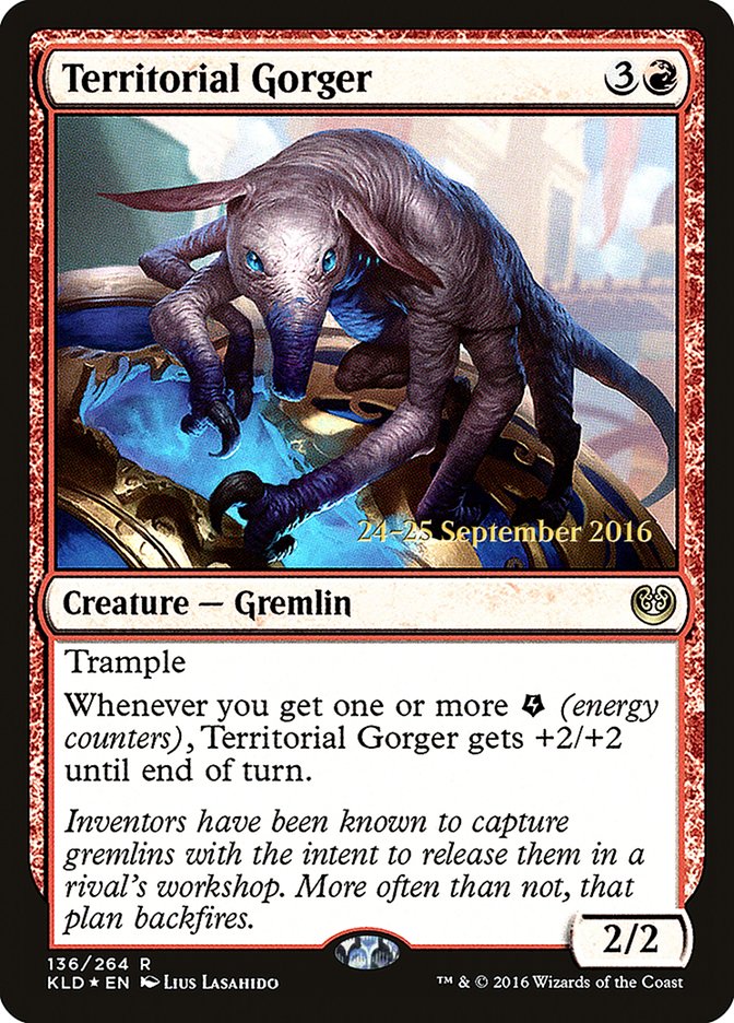 Territorial Gorger [Kaladesh Prerelease Promos] | Shuffle n Cut Hobbies & Games