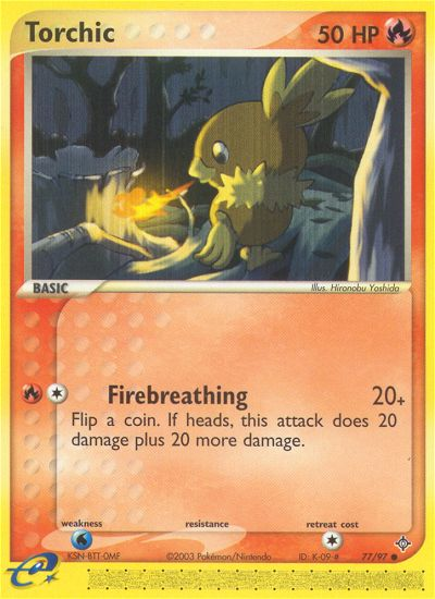 Torchic (77/97) [EX: Dragon] | Shuffle n Cut Hobbies & Games