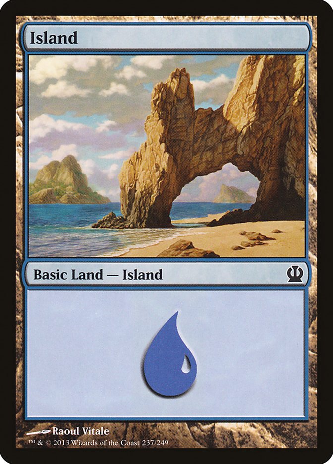 Island (237) [Theros] | Shuffle n Cut Hobbies & Games