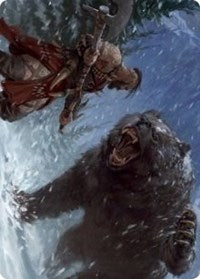 Blizzard Brawl Art Card [Kaldheim Art Series] | Shuffle n Cut Hobbies & Games