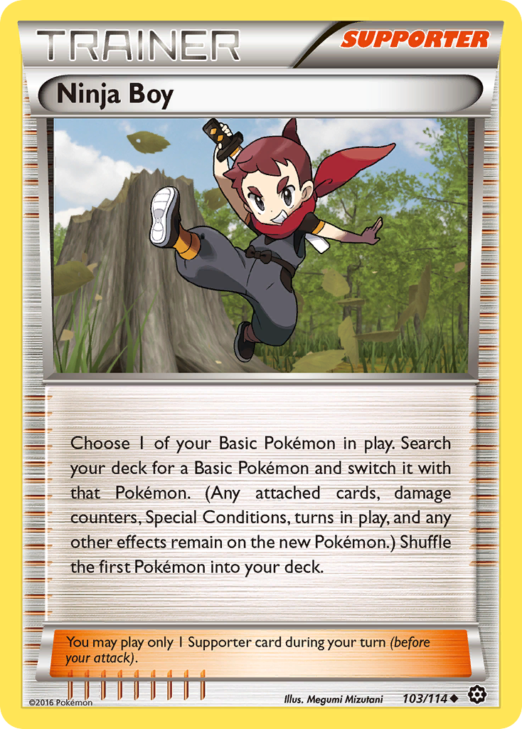 Ninja Boy (103/114) [XY: Steam Siege] | Shuffle n Cut Hobbies & Games