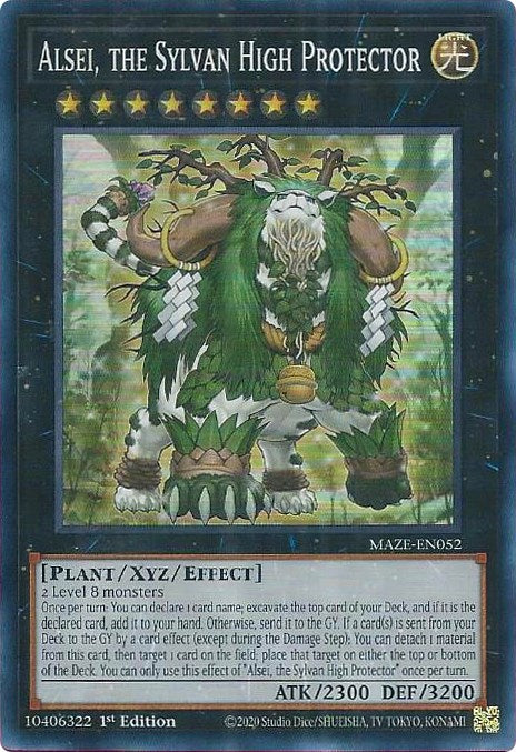 Alsei, the Sylvan High Protector [MAZE-EN052] Super Rare | Shuffle n Cut Hobbies & Games