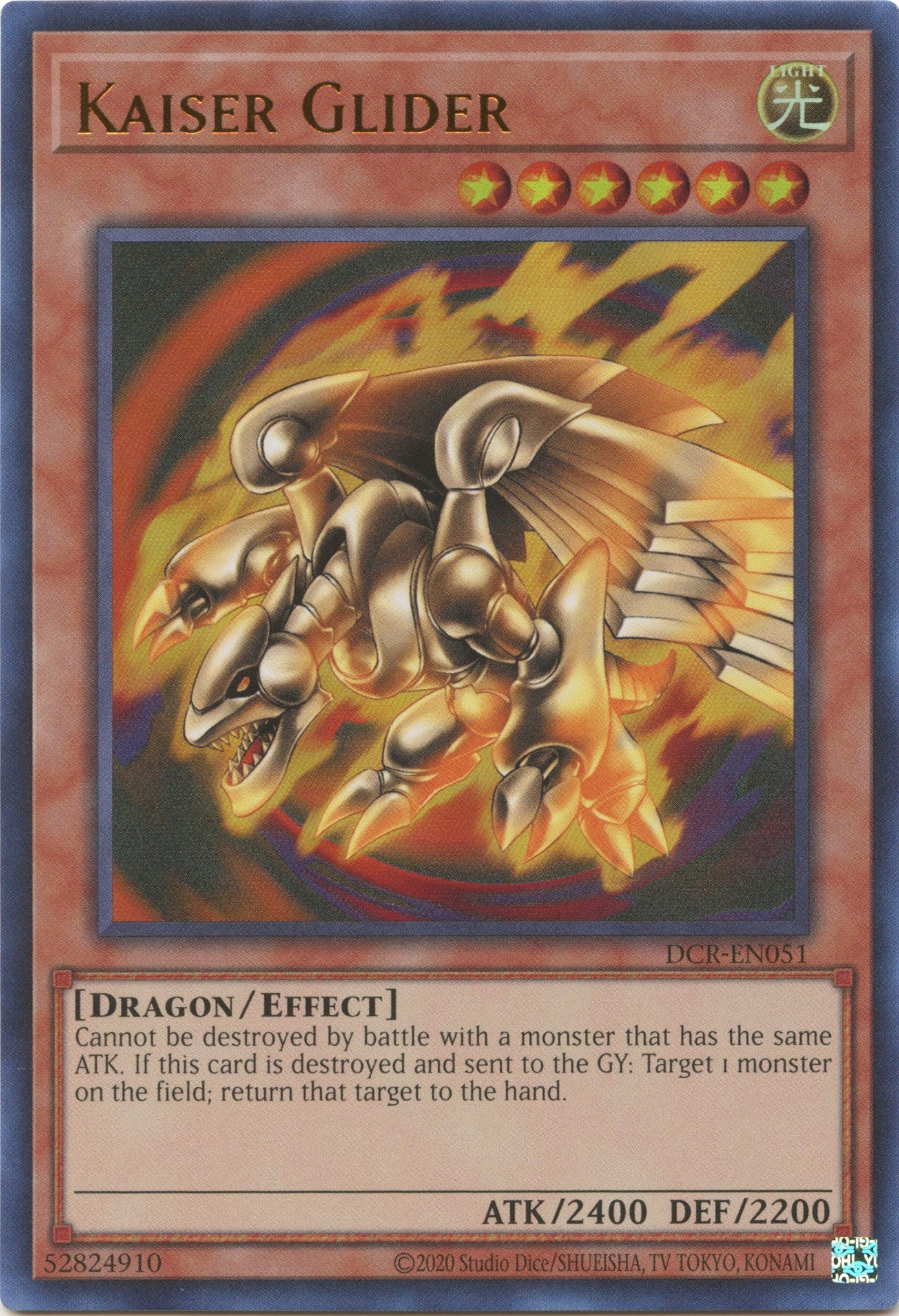 Kaiser Glider (25th Anniversary) [DCR-EN051] Ultra Rare | Shuffle n Cut Hobbies & Games