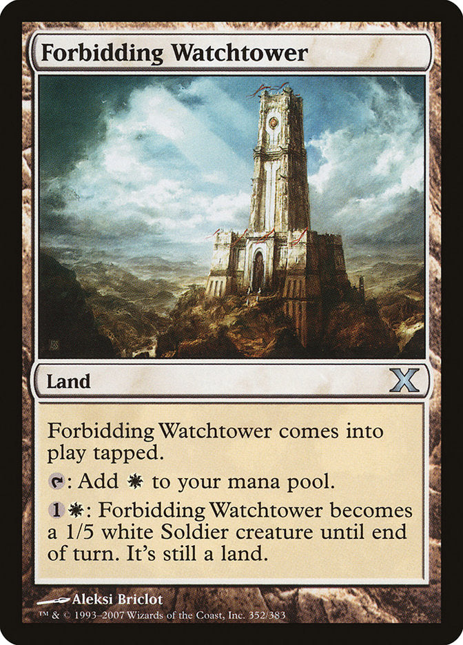 Forbidding Watchtower [Tenth Edition] | Shuffle n Cut Hobbies & Games