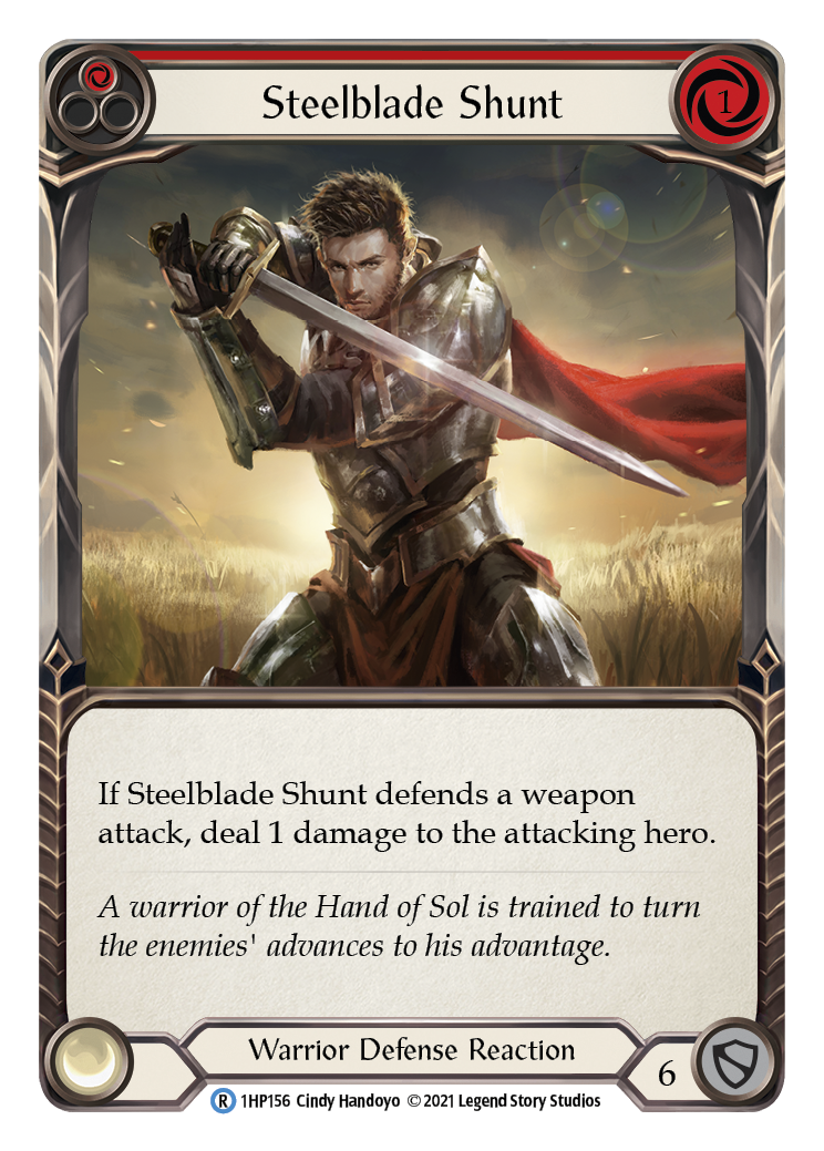 Steelblade Shunt (Red) [1HP156] | Shuffle n Cut Hobbies & Games