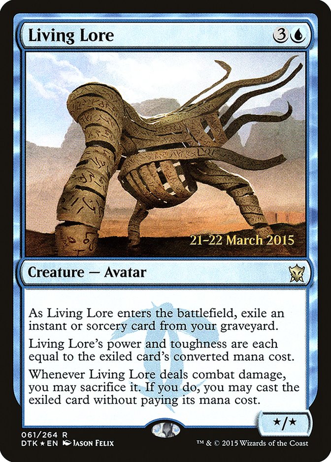 Living Lore [Dragons of Tarkir Prerelease Promos] | Shuffle n Cut Hobbies & Games