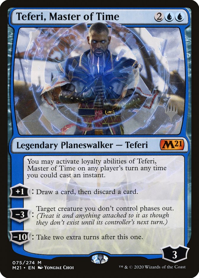 Teferi, Master of Time (Promo Pack) (75) [Core Set 2021 Promos] | Shuffle n Cut Hobbies & Games