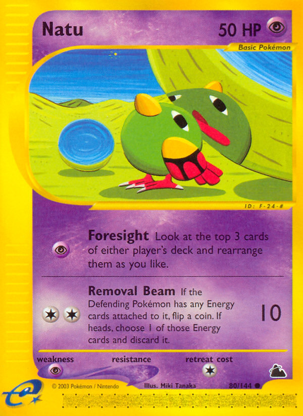 Natu (80/144) [Skyridge] | Shuffle n Cut Hobbies & Games