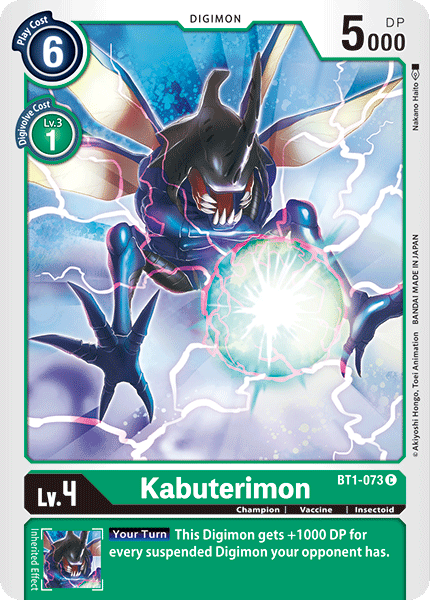 Kabuterimon [BT1-073] [Release Special Booster Ver.1.0] | Shuffle n Cut Hobbies & Games