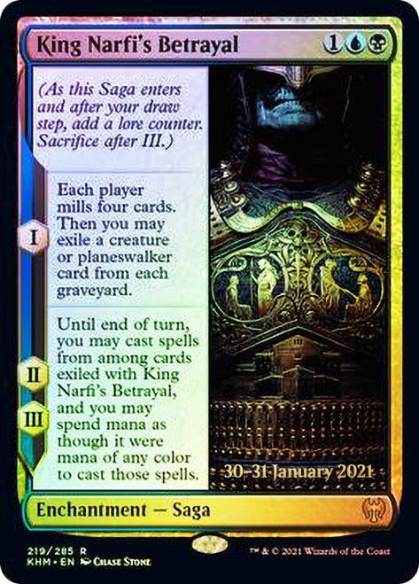 King Narfi's Betrayal [Kaldheim Prerelease Promos] | Shuffle n Cut Hobbies & Games