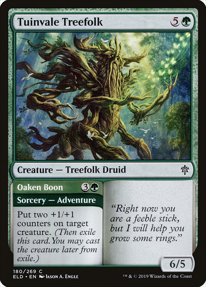 Tuinvale Treefolk // Oaken Boon [Throne of Eldraine] | Shuffle n Cut Hobbies & Games