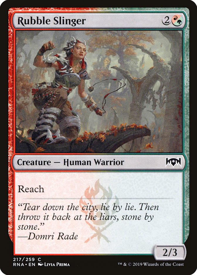Rubble Slinger [Ravnica Allegiance] | Shuffle n Cut Hobbies & Games