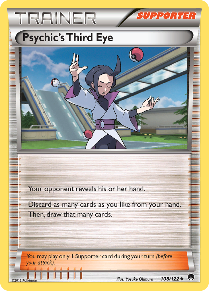 Psychic's Third Eye (108/122) [XY: BREAKpoint] | Shuffle n Cut Hobbies & Games