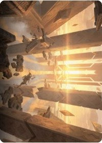 Skyclave Basilica Art Card [Zendikar Rising Art Series] | Shuffle n Cut Hobbies & Games
