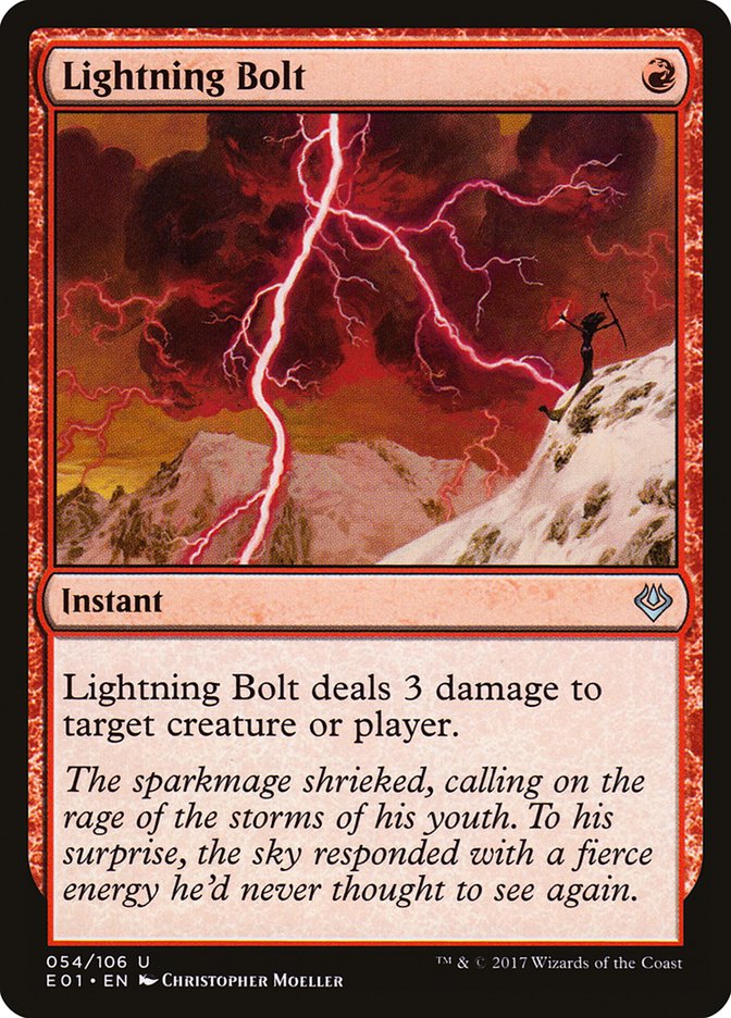 Lightning Bolt [Archenemy: Nicol Bolas] | Shuffle n Cut Hobbies & Games