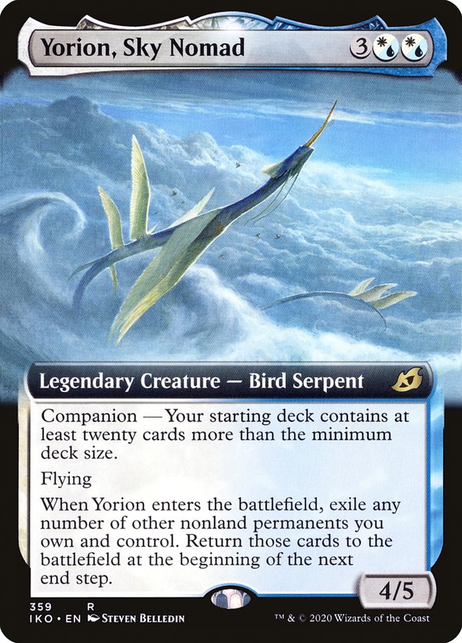 Yorion, Sky Nomad (Extended Art) [Ikoria: Lair of Behemoths] | Shuffle n Cut Hobbies & Games