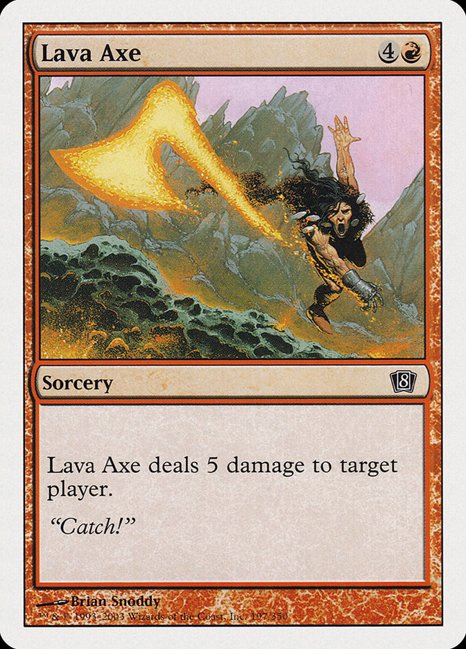 Lava Axe [Eighth Edition] | Shuffle n Cut Hobbies & Games