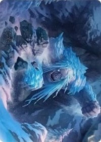 Icehide Troll Art Card [Kaldheim Art Series] | Shuffle n Cut Hobbies & Games