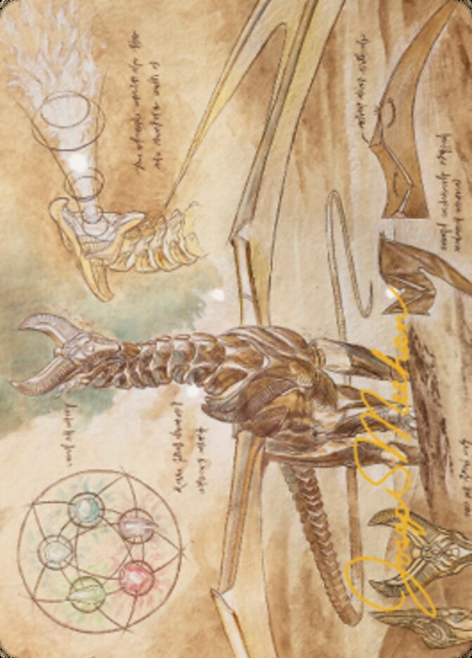 Ramos, Dragon Engine Art Card (Gold-Stamped Signature) [The Brothers' War Art Series] | Shuffle n Cut Hobbies & Games