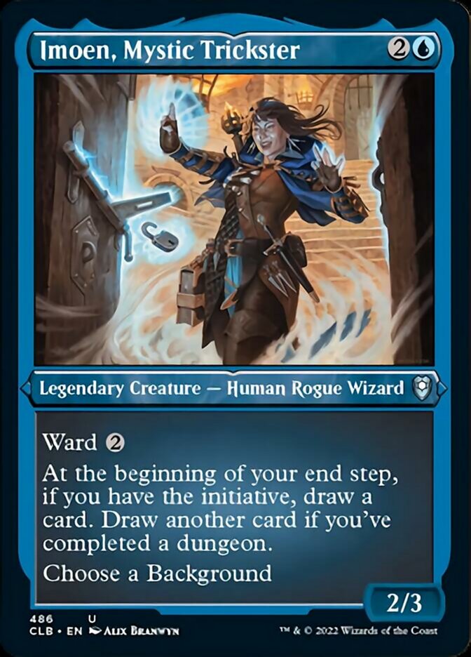 Imoen, Mystic Trickster (Foil Etched) [Commander Legends: Battle for Baldur's Gate] | Shuffle n Cut Hobbies & Games