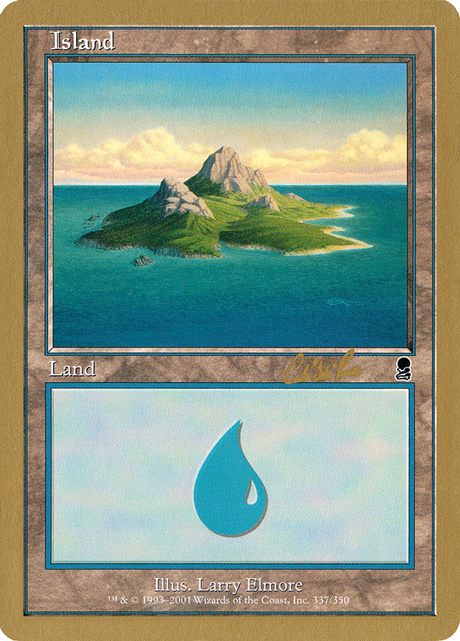 Island (cr337a) (Carlos Romao) [World Championship Decks 2002] | Shuffle n Cut Hobbies & Games