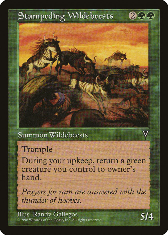 Stampeding Wildebeests [Visions] | Shuffle n Cut Hobbies & Games